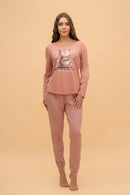 Пижама с дълъг ръкав "Morning Pleasure" (Канела)