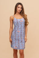 Modal Short Sleeve Nightgown (Bordeaux)