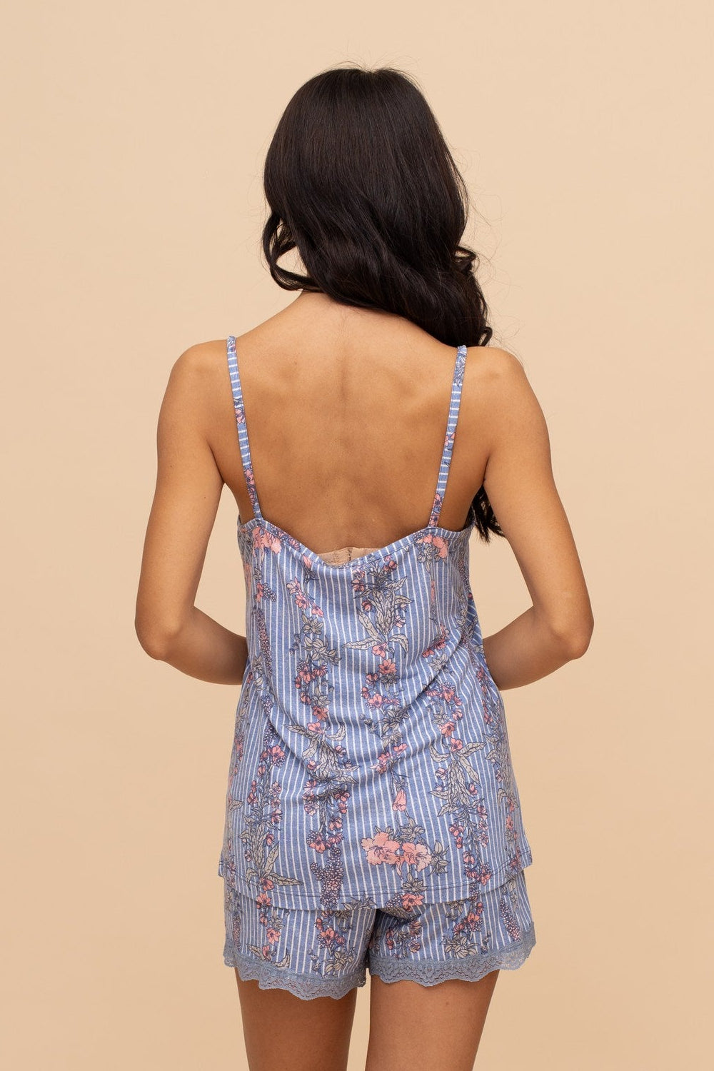 Modal Short Sleeve Nightgown (Bordeaux)