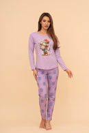 Пижама от памук с дълъг ръкав "Gorgeous"