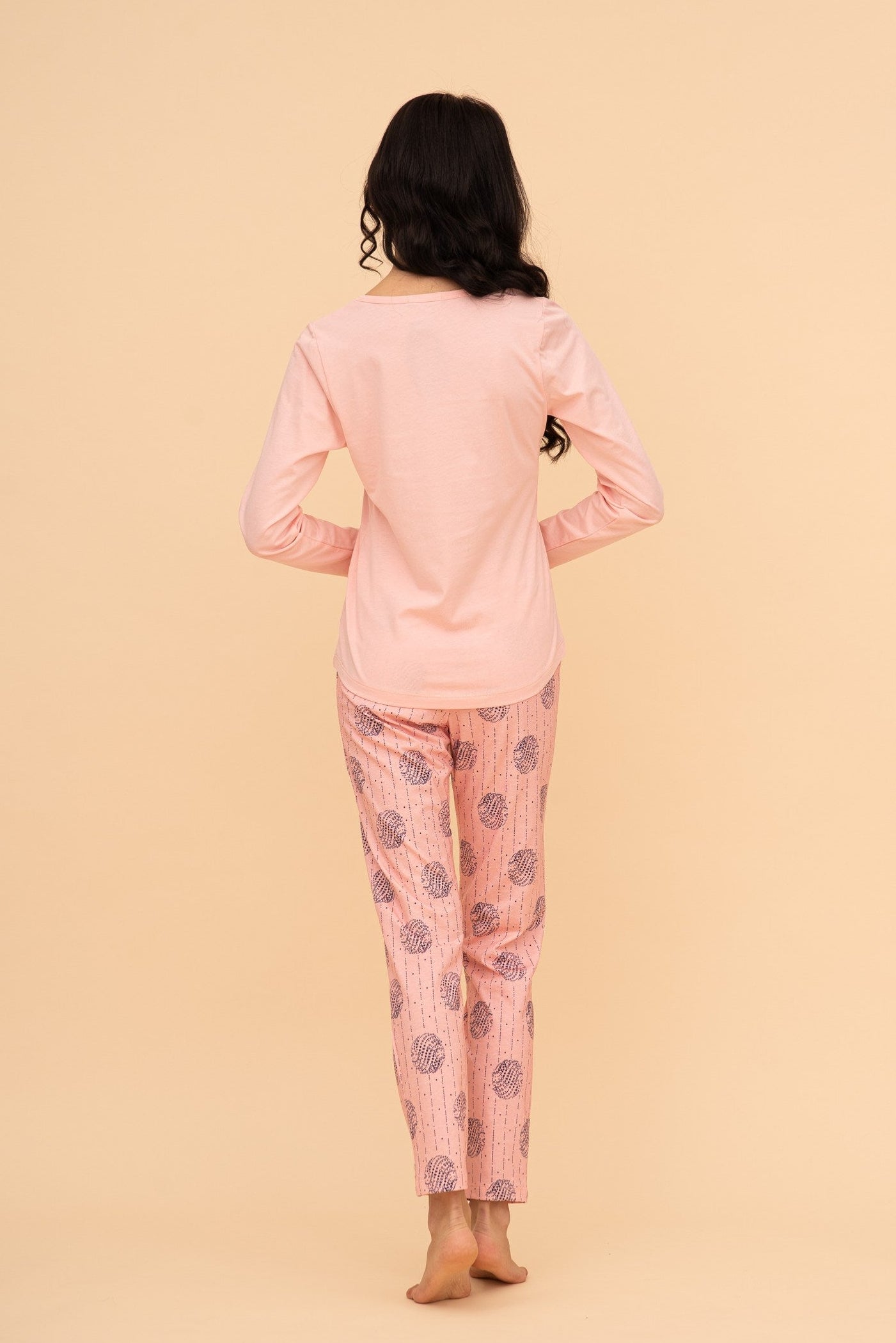 Пижама от памук с дълъг ръкав "Gorgeous"