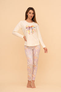 Пижама от памук с дълъг ръкав "RainBow"