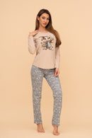 Пижама от памук с дълъг ръкав "Daisy Bunny"