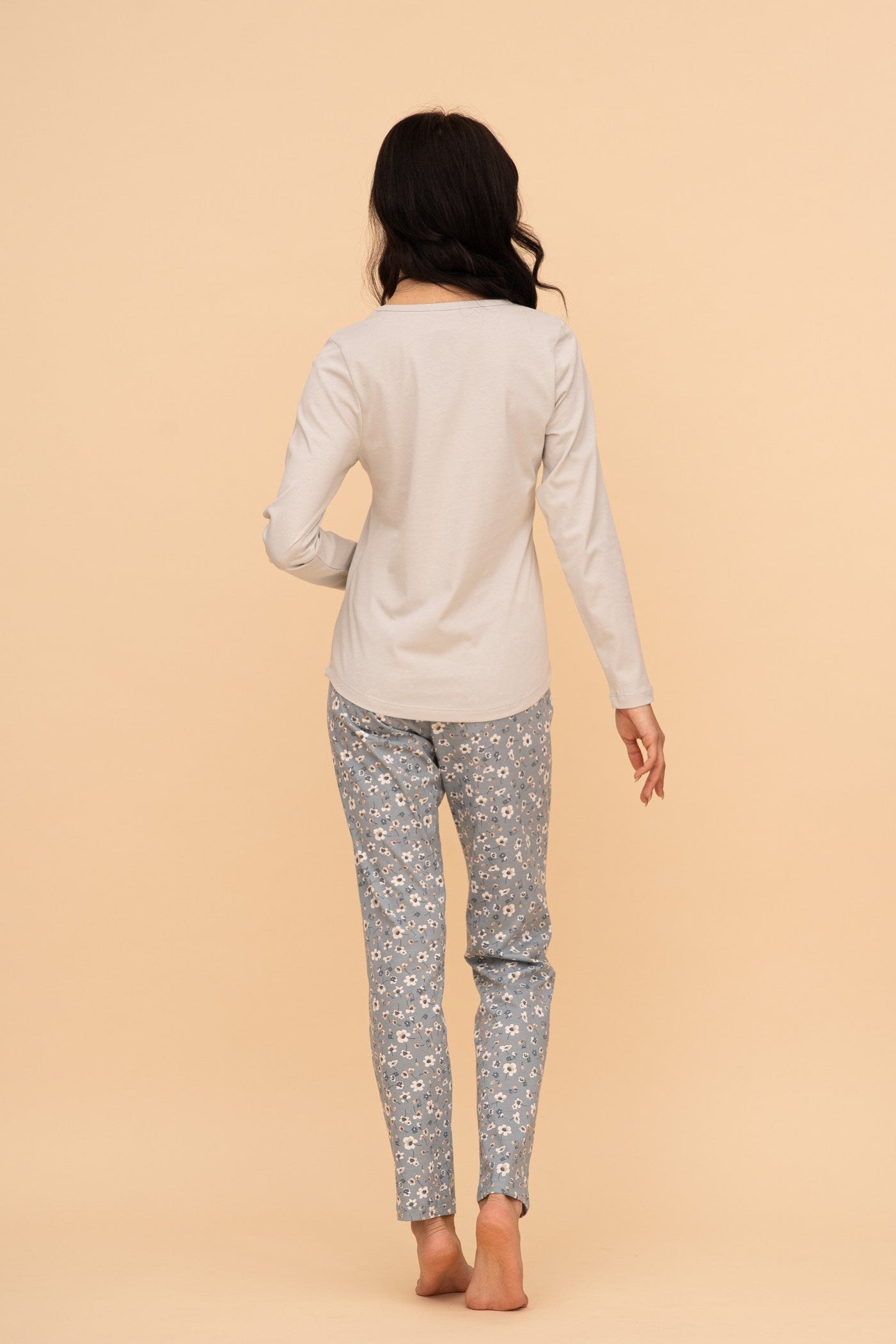 Пижама от памук с дълъг ръкав "Daisy Bunny"