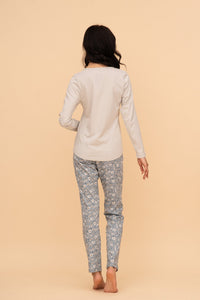 Пижама от памук с дълъг ръкав "Daisy Bunny"