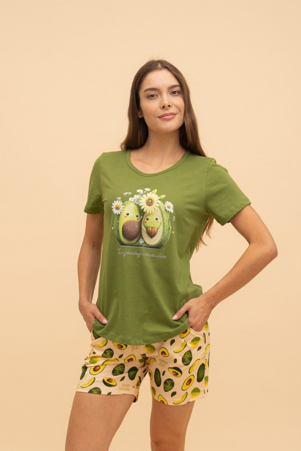 Пижама "Avocado" (Зелена)