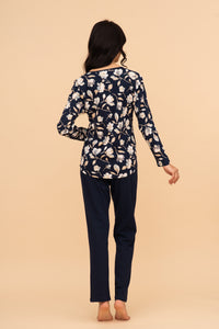 Пижама от памук с дълъг ръкав "Magnolia top"