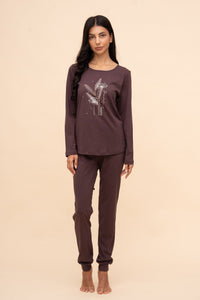 Long sleeve pajama set "Paisley"