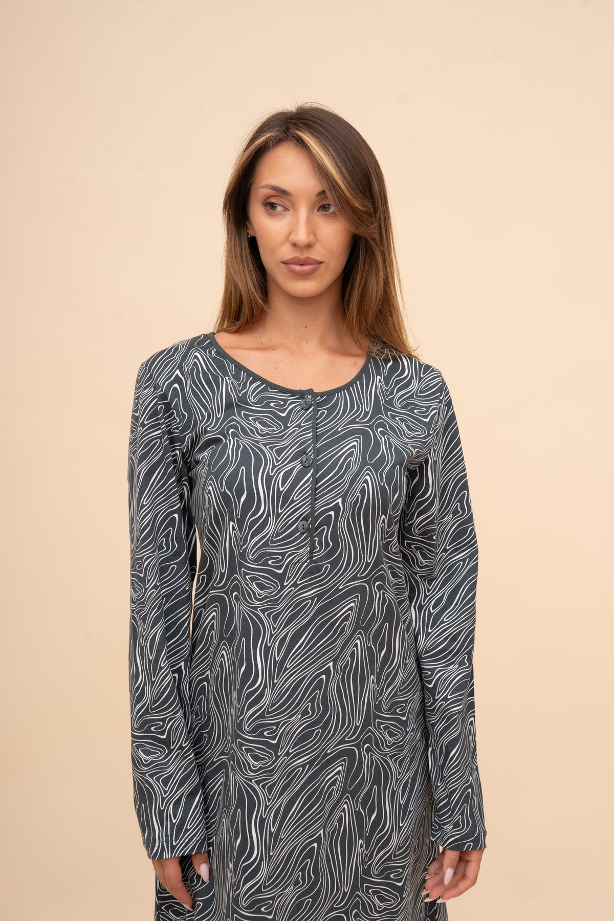 Long sleeve pajama set "Paisley"