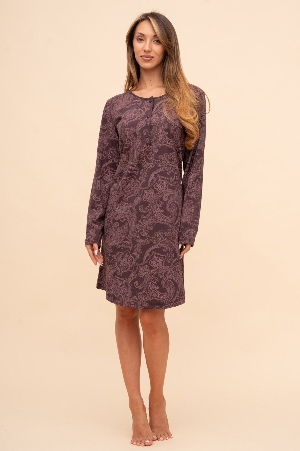Long sleeve pajama set "Paisley"