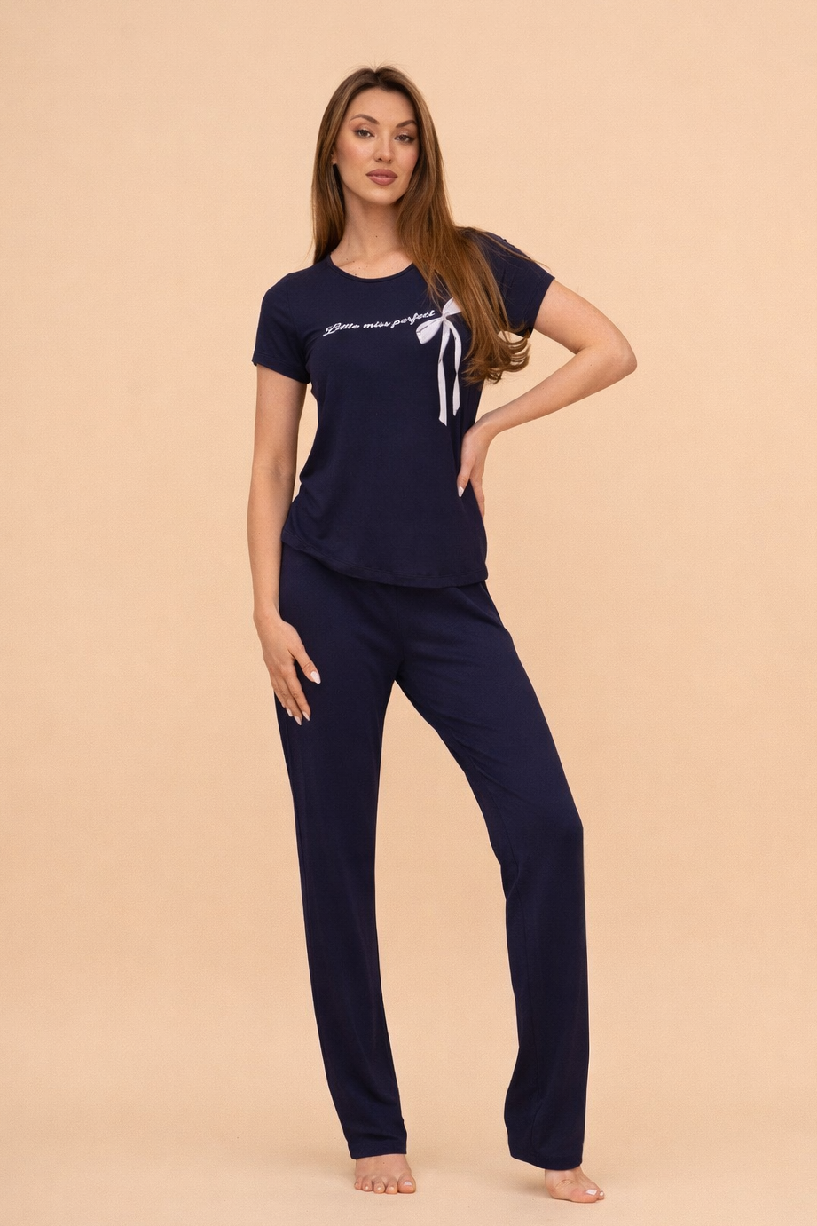 Modal Pajamas Long Set (Bordeaux)