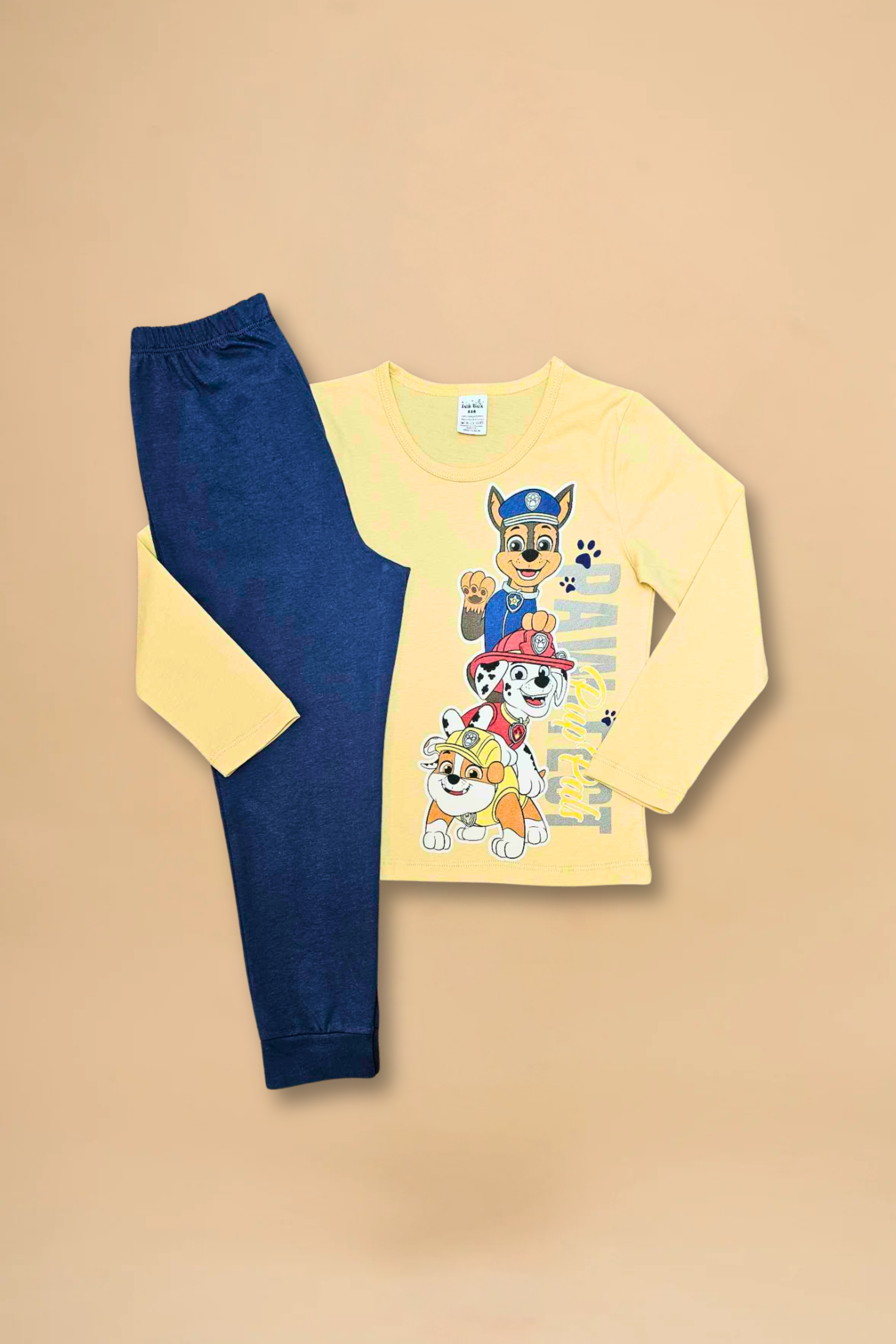 Children's pajamas for boys "Pup Pals" (Yellow)
