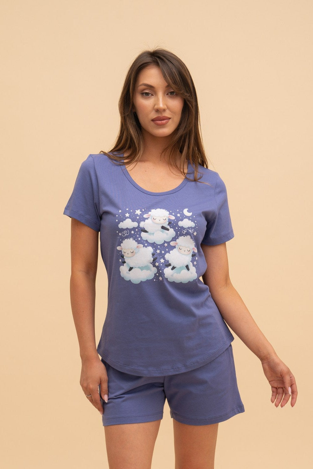 "Dreamy sheep" pajamas (Purple)