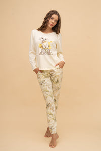 Пижама от памук Иватекс Good Morning SKU 4246Y