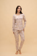 Памучна пижама интерлог "Heritage"