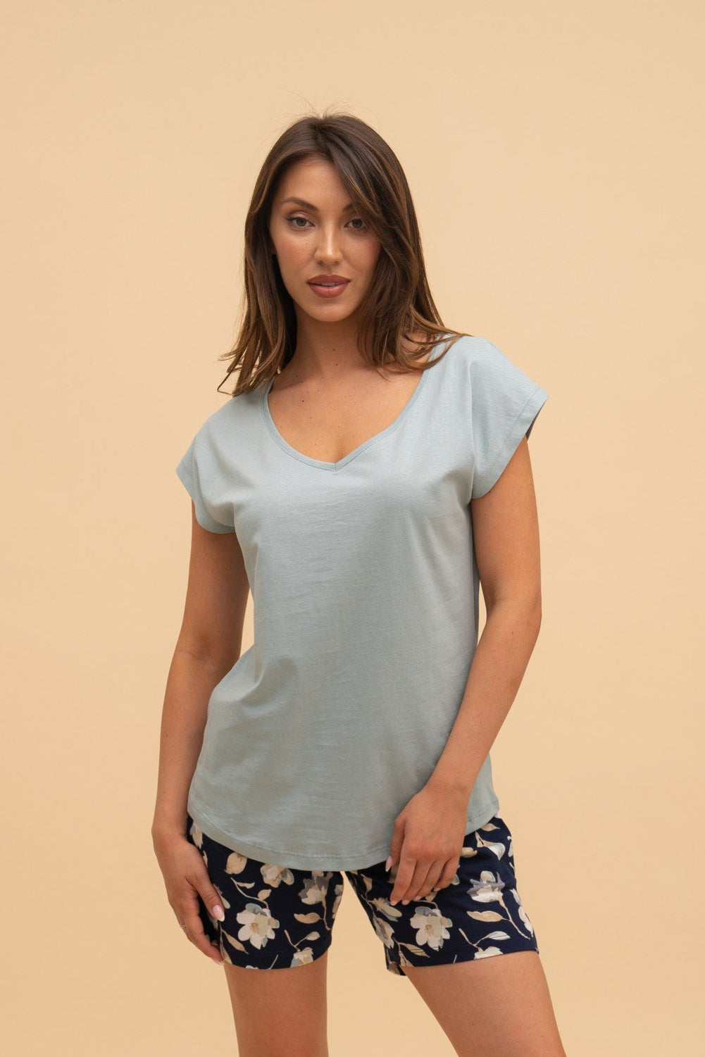 Pajamas "Magnolia" (Light blue)