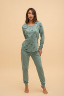Дамска памучна пижама Иватекс Misty
