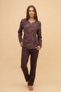 Пижама от памук Иватекс Paisley